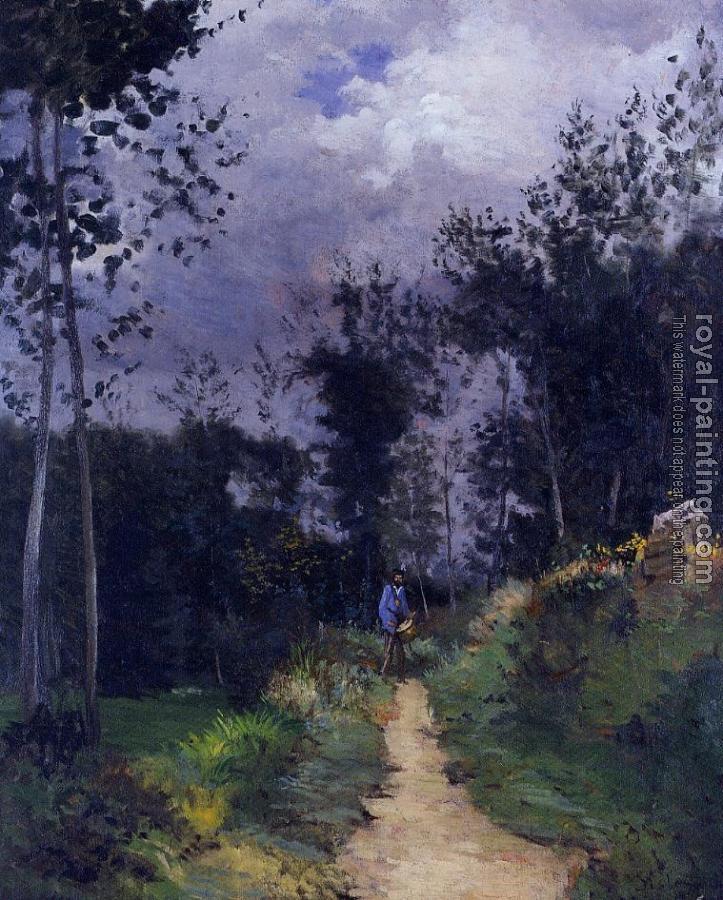 Alfred Sisley : Rural Guardsman in the Fountainbleau Forest